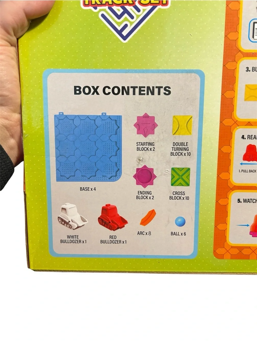 🧩 Power Your Fun Jumbo Maze Builders Track Set – STEM Toy for Kids 3+